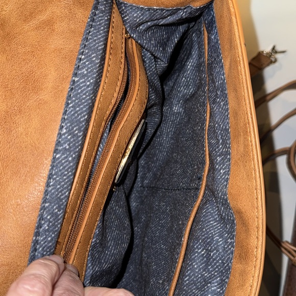 Urban Expressions Lrg Khloe Satchel Crossbody Braided Vegan Leather Western Boho - Picture 5 of 14